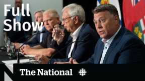 CBC News: The National | Health-care summit, Canada-Germany energy pact, Hot tub rules