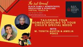 Tailoring Your Homeschooling to Your Child's Special Needs