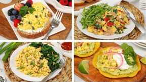4 Healthy Scrambled Egg Recipes | Easy + Delicious Breakfast Ideas