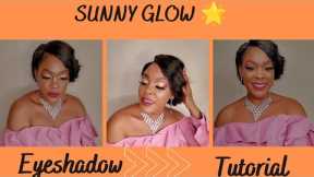 Sunny glow eye makeup Tutorial/ Inspired by @meghnagodhali