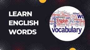 Learn English words