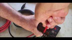 HOW TO WIRE A CHEAP 100W SOLAR PANEL KIT OFF EBAY