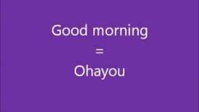 Learn a Language - Let's Learn Japanese Part 1 - Get Free Japanese Lessons Here