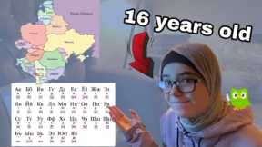 I study the Cyrillic alphabet to learn a Slavic language