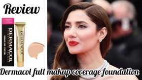 Dermacol Makeup Cover Foundation Review| world Most Full Coverage Foundation Urdu/Hindi #makeup