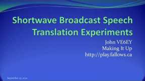 SWBC Translation Experiment