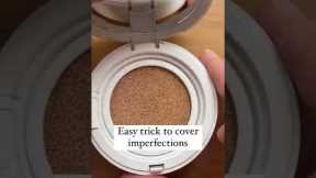 Makeup hack to cover imperfections quickly!