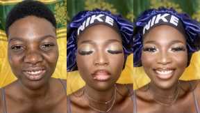 HOW  I🔥😱USED AFFORDABLE MAKEUP PRODUCTS🌈💕ON MYSELF #makeup#tutorial #subscribe#fyp#like #share