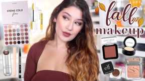 FALL MAKEUP TUTORIAL 2022 🍁 matte smokey brown eyes & brown lips