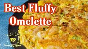 Breakfast Recipe | Fluffy Omelet Recipe | Healthy Breakfast | Street Food Omelet Recipe |Muneeb Menu