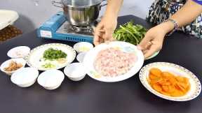 Habitual cooking at home by my wife looks very healthy food