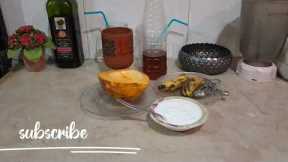 Super Duper Healthy Papaya and Banana Smoothie | COOKING WITH BUTT FAMILY