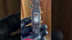 Did you know this about switches? #shorts #construction #diy #electrical #tips