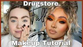 AFFORDABLE FALL FULL GLAM | Drugstore Makeup Tutorial 🍂