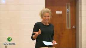 Apple Cobbler cooking with Susan Huff