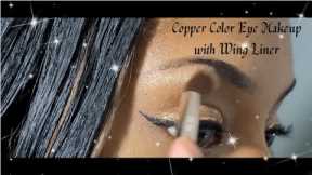 Attempting to relearn makeup! Eye makeup and wing liner for beginners