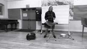 Part#3 Basic easy percussion playing techniques, easy exercises for the Ludwig Combo Percussion Kit