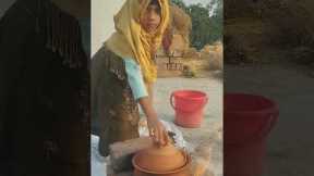 our children are cooking beautifully spice recipe egg potato and rice first time on  roof top