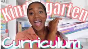 Kindergarten Curriculum Homeschool 2022-2023