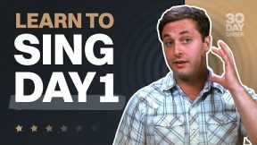 First Singing Lesson - Day 1 - Beginner Vocal Lesson | 30 Day Singer