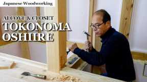 Super-Challenging Joinery | Tokonoma and Oshiire Installation [Season 3 – Part 14]