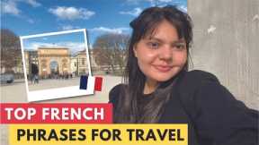 Top French Phrases for Travelling in Paris you need to Know 🇫🇷[French for Beginners]