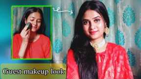 INDIAN WEDDING GUEST MAKE-UP LOOK | Get Ready With Me