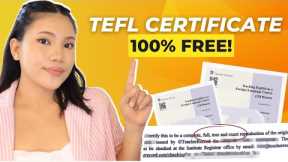 FREE TEFL/Teaching Certificate for ESL teachers (non-native speakers) #teachermarie #earnmoneyonline