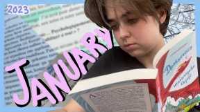 I think I'm holding myself back... | January 2023 Language Learning Vlog