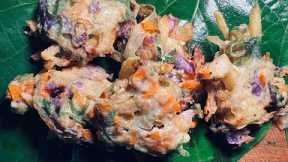 VEGAN VEGETABLES TEMPURA || RELAXING COOKING IN THE FOREST|| HEALING SEASON