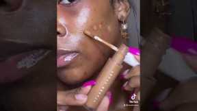 How To Hide Dark Spots On Your Face #makeuphack #darkspots #howto