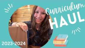 HOMESCHOOL HAUL // CURRICULUM PICKS FOR 2023-2024 // UNBOXING