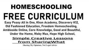 Where to Find Free Homeschool Curriculum Websites Online for Homeschoolers, Homeschooling Families