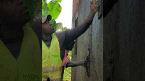 Masons Working at Mama Fred's Charity House