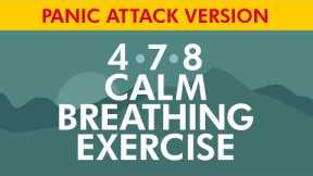 !Panic Attack! 4-7-8 Calm Breathing Exercise | Fast Relief / No Intro | Guided Counting | Pranayama