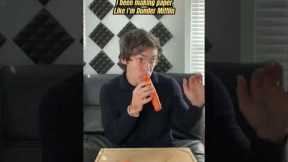 when you make a song with a carrot 🥕 ‘spinnin’ is out now. #shorts