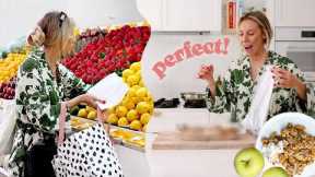 plan/shop/cook the PERFECT healthy dinner & dessert! *2 recipes*