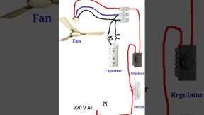 Fan Celling Connection Kaise Kare #electrician #fanconnection #wiring #shorts
