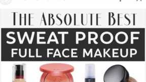 Sweat proof makeup tutorial/Step by step tutorial/daily makeup/humidity weather makeup look /hot