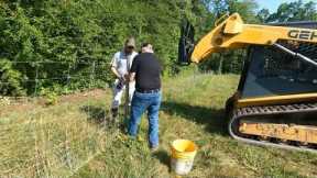 Finally! Some help on the farm! Fencing time!