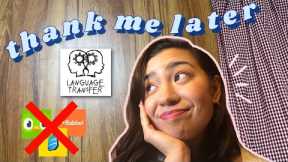 The Best FREE Language App Is THIS, thank you for coming to my TEDx Talk. || Language Transfer
