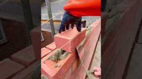 A great and professional masonry brick 🧱 wall work. I hope this helps us to learn this skill