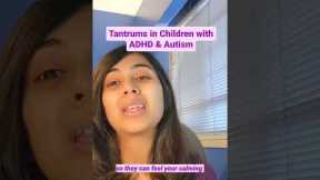 ADHD or Autism Temper Tantrums and Meltdowns Behavioral Strategies