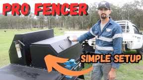 Inside a Pro Fencer's Setup: Snedden's Fencing Trailer