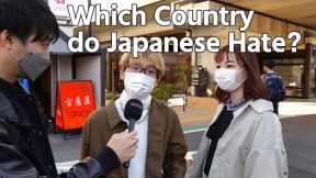 Which Country do Japanese Hate?