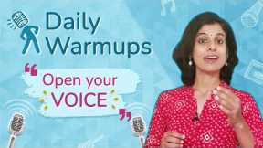 Daily Warmups Ep #1 | Opening up your voice | VoxGuru ft. Pratibha Sarathy