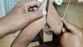 Connection cross technique for building roofs / Amazing Japanese carpentry skills