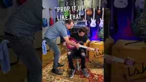 PRETENDING to play GUITAR for the FIRST TIME😂