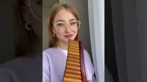 what is hard to play on Panflute #panflute #flute #musician #shorts #panpipe