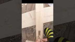 [Woodworking] Would you like to try Japanese carpentry? (mortise drilling process) ♯diy